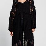 ZARA Artsy Embroidered Button Front Kimono Duster Photo 0
