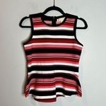 Michael Kors 🌺  striped peplum tank top Photo 0
