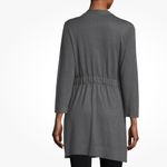 Eileen Fisher  Tie Waist Simple Long
Sweater Cardigan Photo 3