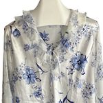 Oscar de la Renta  Pink Label satin ruffle nightie Photo 2