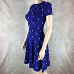 Unique Vintage  Gwynnie Bee Red White Blue POPSICLE Print Dress XS Photo 4