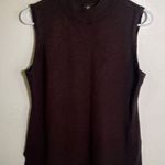 JM Collection Sleeveless Sweater Chocolate Brown PL Photo 0