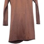 Boohoo  Brown Slinky Long Sleeve Dress Size 14 US Womens Photo 9