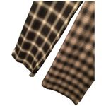 BP New  Clothing Ombre Mix Plaid High Rise Wide Leg Trousers Brown 1X Photo 3
