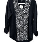 Lucky Brand NWT Lucky‎ Brand small cotton batik print shirt Photo 0