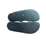 Maui Island  Womens White Flower Embellished Cork Footbed Sandals Sz 10W Photo 6