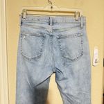 Gap  Women’s Jeans 28/6 Distressed Skinny Blue Denim stretch ripped knees Photo 4