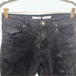Bongo  Black/Gray-washed Distressed Denim Shorts super soft skinny size 11 Photo 11