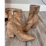 Marc Fisher LTD Women Block Heel Ankle Booties Size US 8M Brown Faux Suede Photo 8