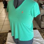 Ralph Lauren Ladies v neck Tshirt Sz L by Sport Photo 1