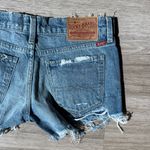 Lucky Brand The Cut Off Low Rise Denim Shorts, Size 00/24 Photo 3