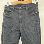 Denim Forum The Lola High Rise Skinny Crop Raw Hem Jeans Size 29 Black Photo 1