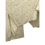 Prologue  Boat Neck Midi Dress L Large Yellow Gray‎ Print Front Slits Sleeveless Photo 5