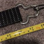 Steve Madden Belt Black Stretch w/ Silver Color Hardware Belt Sz S/M NWT Photo 5