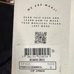 Maaji NWT  Anahi Linen Cover-Up Maxi Dress Women's Blue Size Large Photo 4