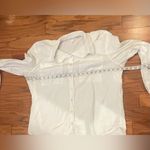 Japna - Classic White Woman's button-down Shirt Size L Photo 3