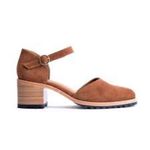 Portland Leather AP Heeled Mary Jane Sandals | Toffee Brown | size 6.5 Photo 3