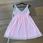 Vintage Montgomery Ward Pink Lace Slip Nightgown Dress Size Large Made In USA Photo 12