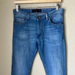 ERTO cotton linen blend slim jeans Blue Size 8 Photo 1