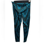 Nike  PRO DRI FIT TURQUOISE AND BLACK LEGGINGS Photo 1