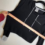 Champion Womens Hoodie and Shorts Set Black Grey Athletic Lounge Wear Size L Photo 6