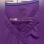 Scrubstar  Performance Eggplant Short Sleeve V Neck Medical Scrub Top Size‎ XS Photo 2