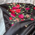 Anthony Richards Nightgown Womens 1X Black Red Floral MuuMuu House Gown Caftan Photo 7