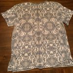Free People  Top Snake Print Shirt Women’s Small Photo 2