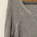 Wooden Ships  Neutral Gray Knit Sweater | Fits Large Photo 1