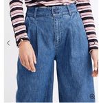 Madewell New! Pleated Wide-Leg Jeans, size 00 Photo 4