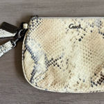 Coach  Kristin Embossed Python Snakeskin Vintage Y2K Wristlet Photo 0
