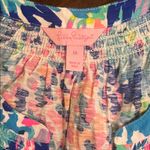 Lilly Pulitzer  Essie Tank Top Dive In Pattern Medium EUC Photo 1