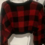 Zaful Plaid cropped sweater Photo 1
