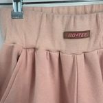 Bo + tee peach orange sweatpants joggers pocket cotton blend cuffed size xs Photo 4