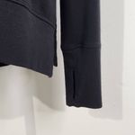 Athleta Black Long Sleeve Oversized Sweatshirt with Side Slits Size Medium Photo 2