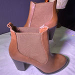 Isaac Mizrahi  Tan Ankle Booties Photo 0