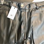 We Wore What NWT  Black Vegan Leather Utility Cargo Pants Jogger Moto Grunge 90s 31 Photo 6