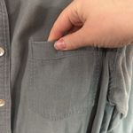 L.L.Bean slate blue Cotton Utility Long Sleeve Shirt Size M Photo 6