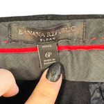 Banana Republic  Sloan Slim Ankle Pants Black 6P Petite Work Dress Office Trouser Photo 2