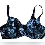 Torrid Black Skull Floral Lightly Lined Tshirt Bra Photo 4
