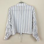 Drew  Kylie Striped Tie Waist Top Long Sleeve‎ Size Small Photo 6