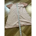 Twelve by twelve Los Angles Pink Ruffle Lace Sleeves Buttons down Women’s Top Photo 7