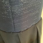 HIGH neck halter navy blue shimmer a line ballet cocktail dress Size 0 Photo 1