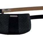 Michael Kors  Belt Bag Fanny Pack Logo Monogram Grey Black Minimalist NEW L/XL Photo 0