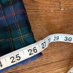 Allen Solly England Vintage 100% wool tartan trousers 8petite Blue Size 8 Photo 4