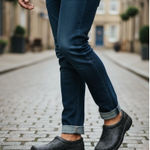 Crocs NWT  Neria Pro II Graphic Work Clog Black Leopard Slip Resistant M9 W11 Photo 0