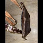 Portland Leather Goods Brown‎ Crossbody hobo Bag Purse 8.5”x9” Photo 7