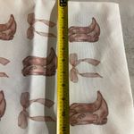 Cowboy Boot Print Tote Bag White Photo 4