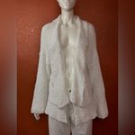 POL - Ivory/Oatmeal Loose Weave Cozy Cardigan Size Medium Photo 1
