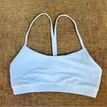 Lululemon Flow Y Bra Blue Linen Size 10 Photo 3